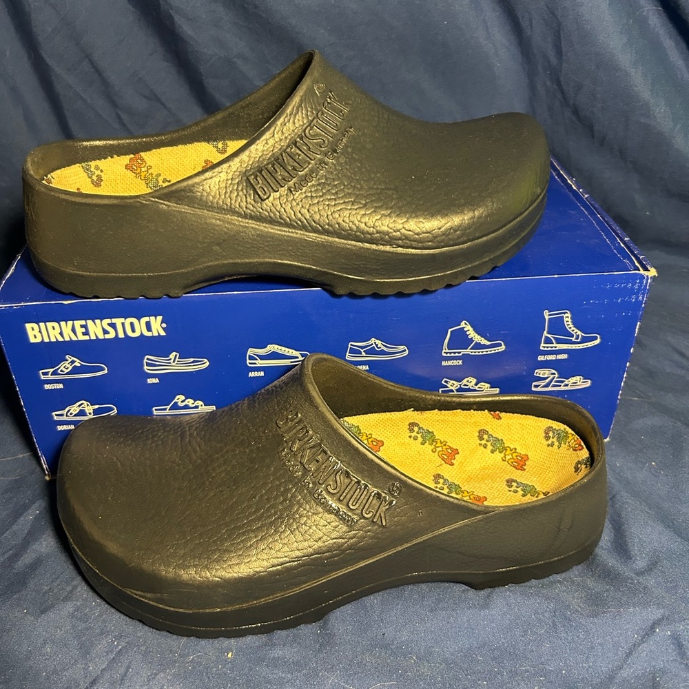 Birkenstock- clogs, blue, 7 women sw